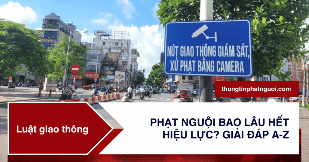 Phạt nguội bao lâu hết hiệu lực?